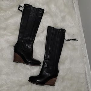 Ariat | Tall Wedge Boots Over knee genuine leather